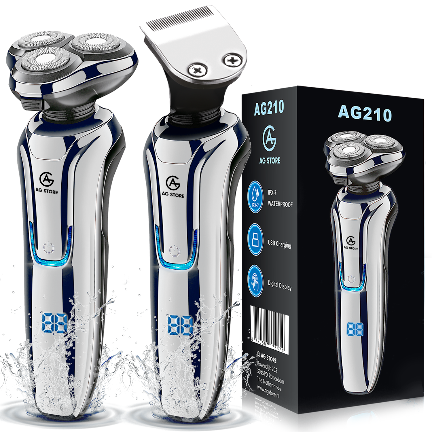 AG Scheerapparaat Silver