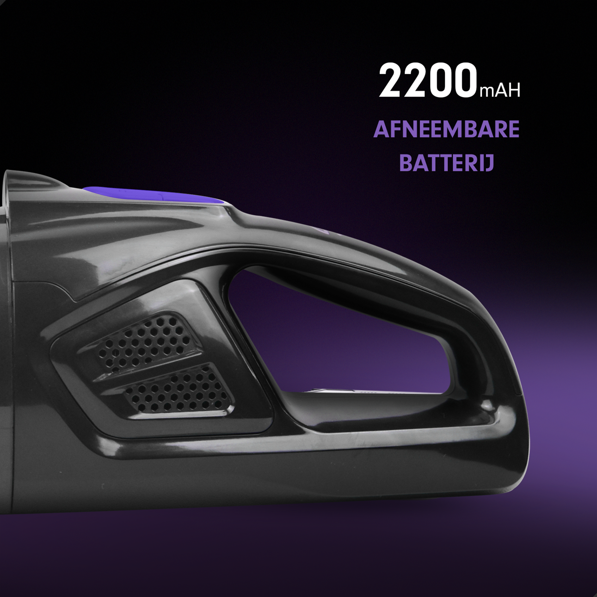 AG Nat & Droog Handstofzuiger - Deep Purple