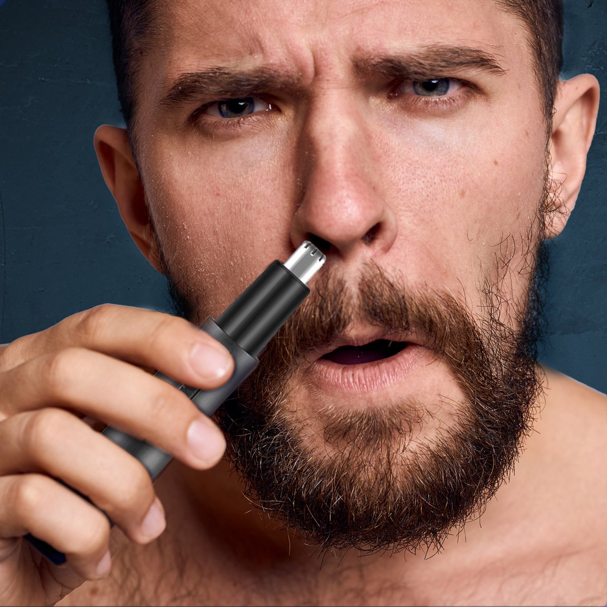 AG Neustrimmer & Wenkbrauwtrimmer - Vrouwen & Mannen - Zwart