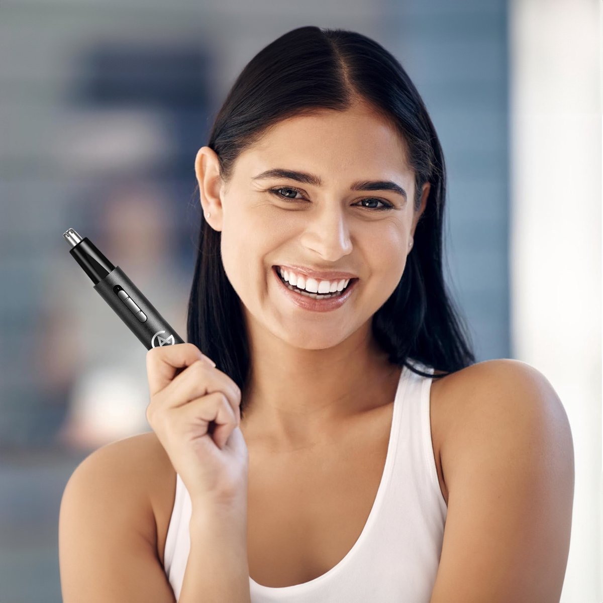 AG Neustrimmer & Wenkbrauwtrimmer - Vrouwen & Mannen - Zwart