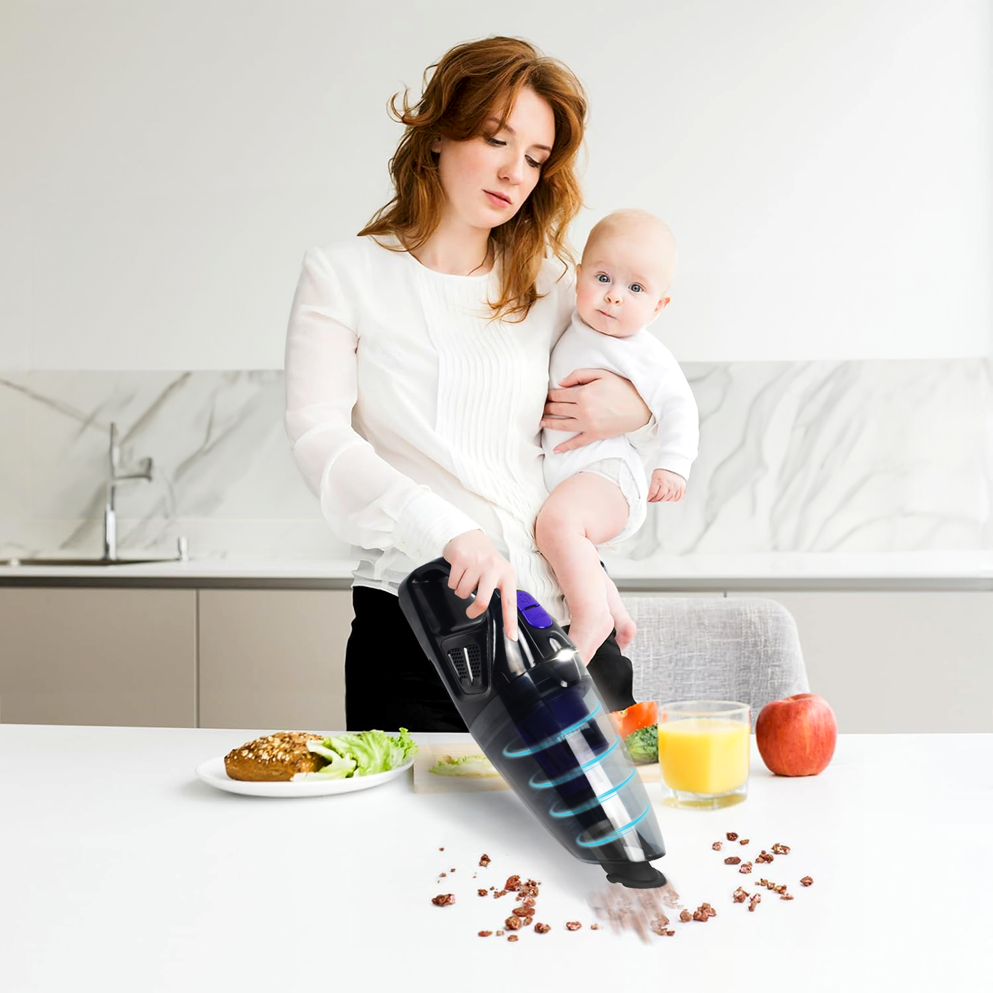 AG Nat & Droog Handstofzuiger - Deep Purple