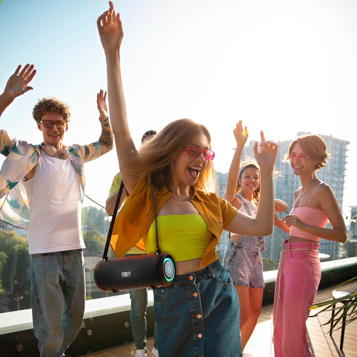 AG Bluetooth Speaker High End met Lichten