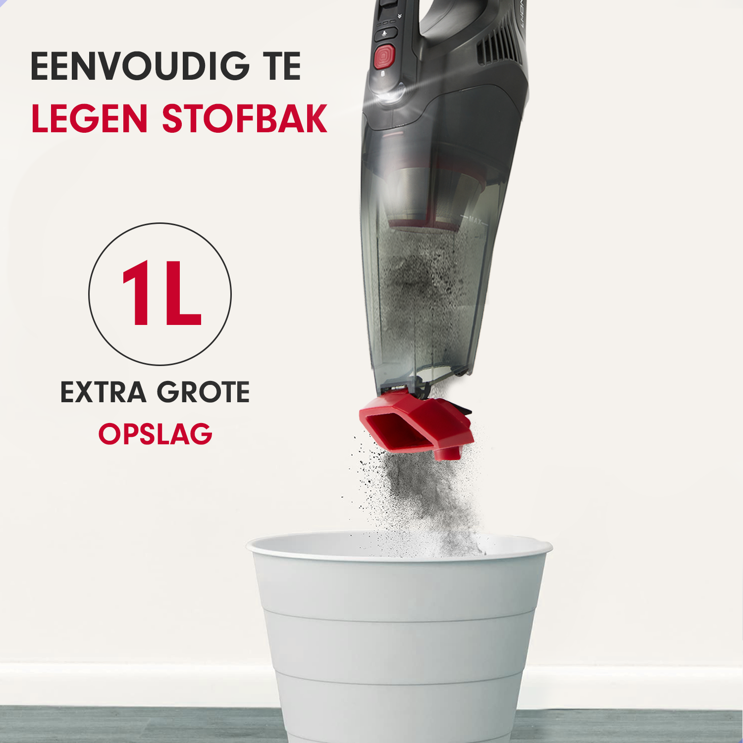 AG Handstofzuiger - Red