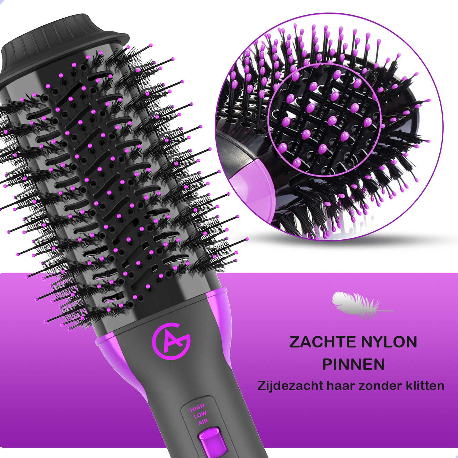 AG Premium Fohnborstel. Deep Purple. 1000w.