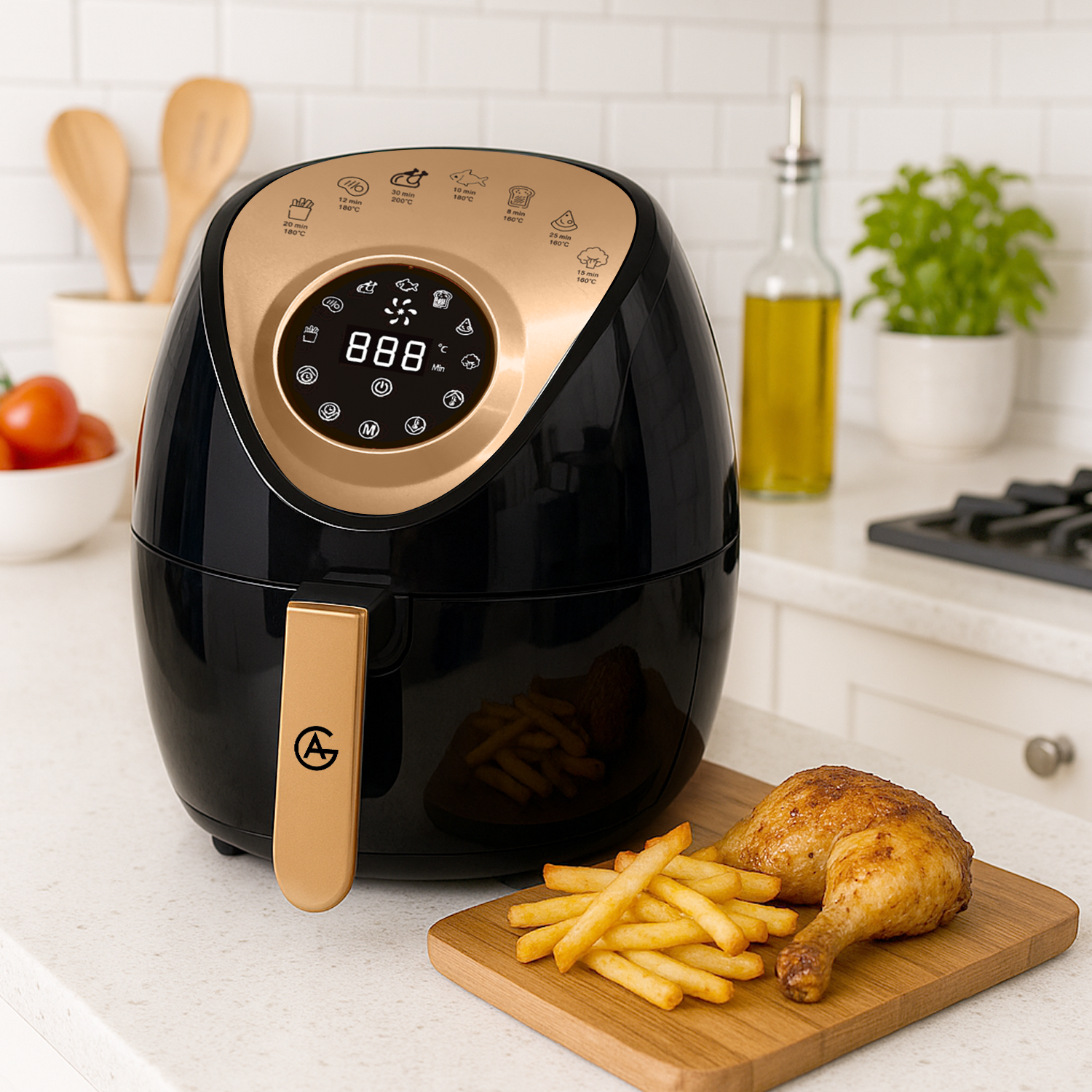 AG Airfryer Compact - Black - Tot 4 Personen