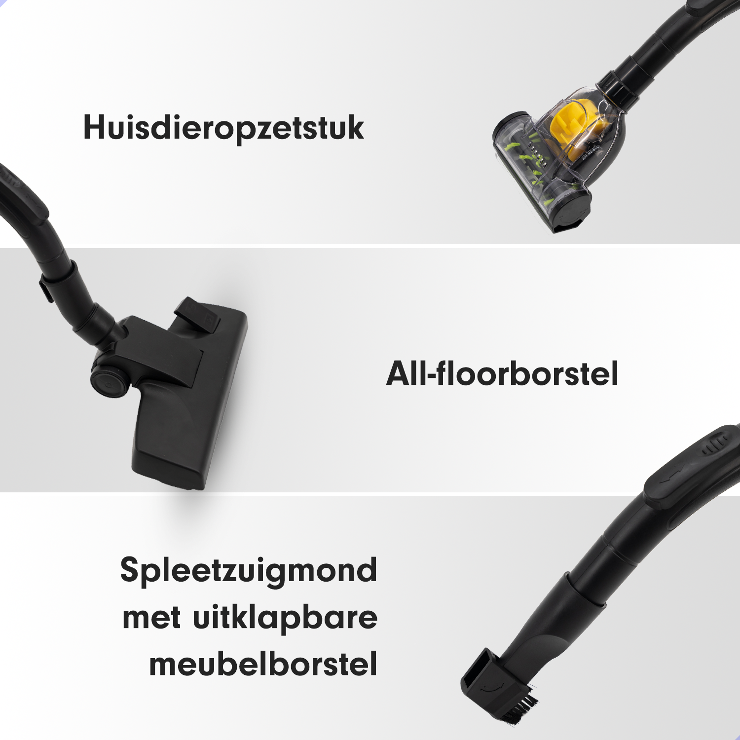 AG Stofzuiger zonder Zak - Extra Lang Snoer, Tot 9 Meter Actieradius