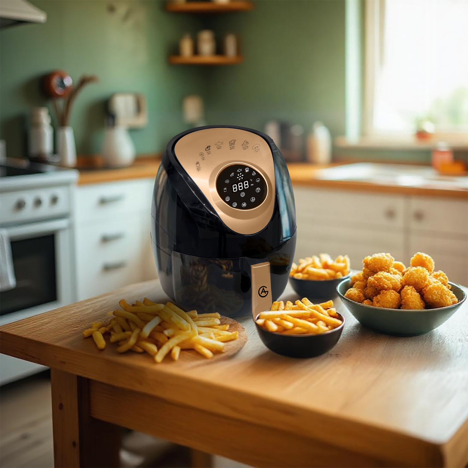 AG Airfryer Compact - Black - Tot 4 Personen