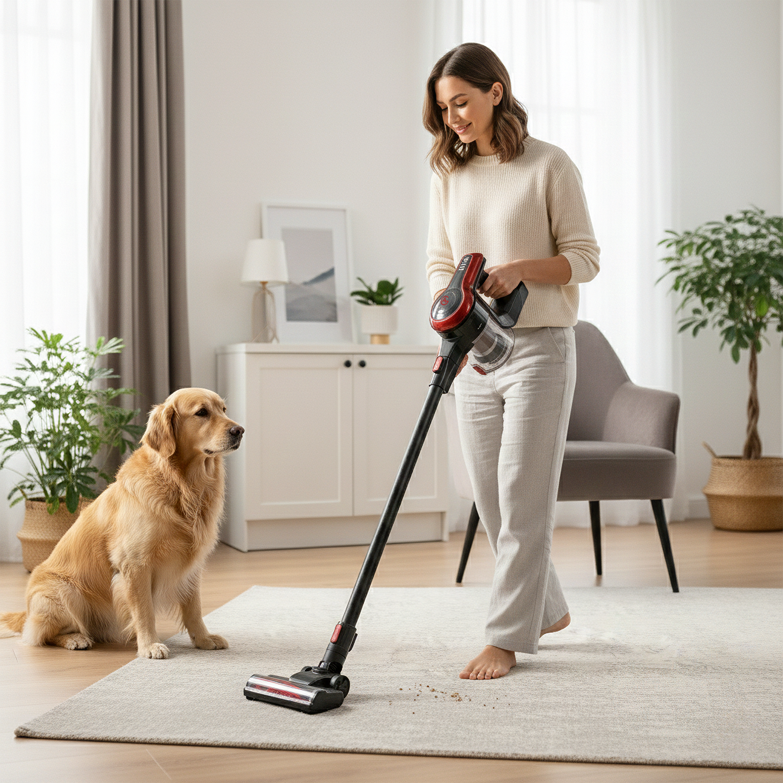 AG Steelstofzuiger. Red