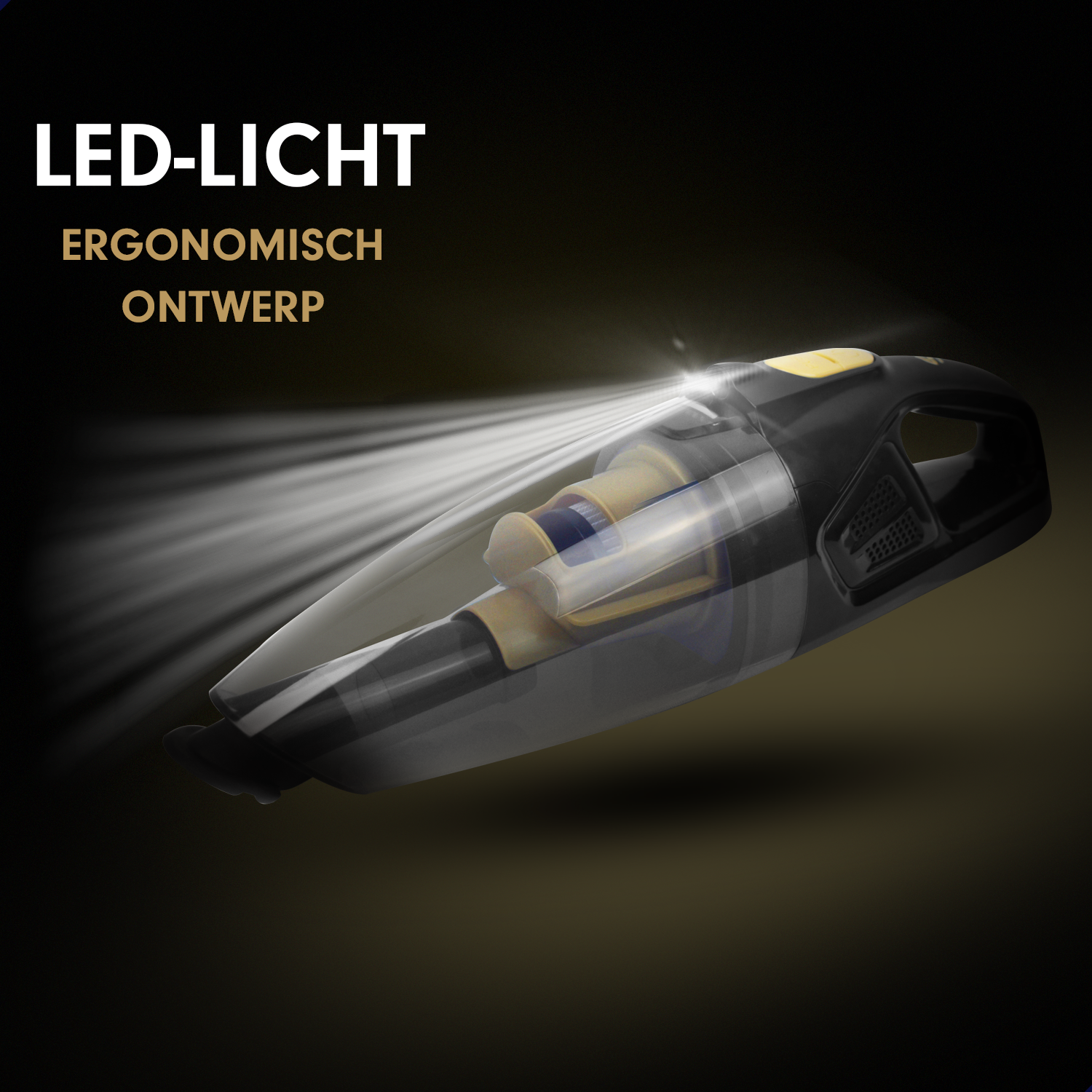 AG Nat & Droog Handstofzuiger - Gold