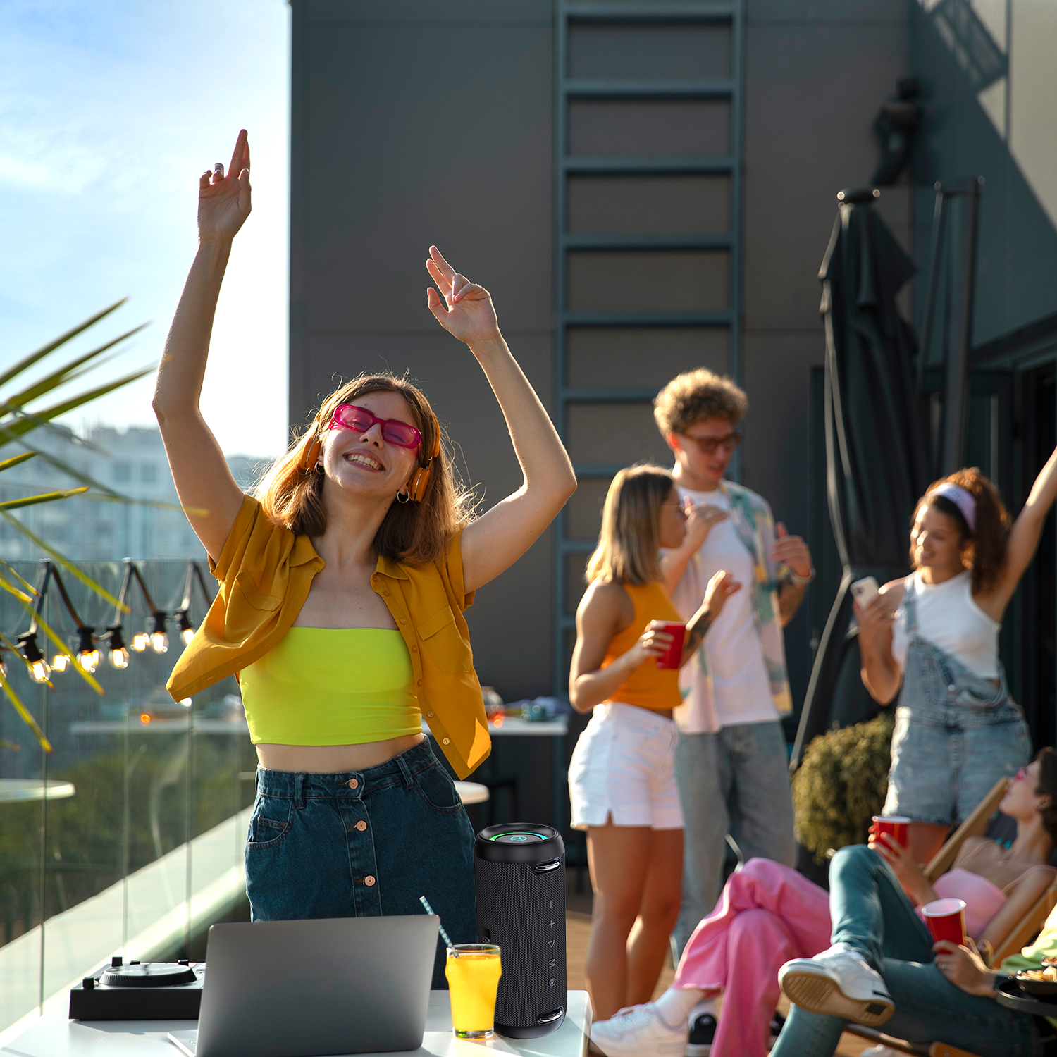 AG Bluetooth Speaker High End met Lichten