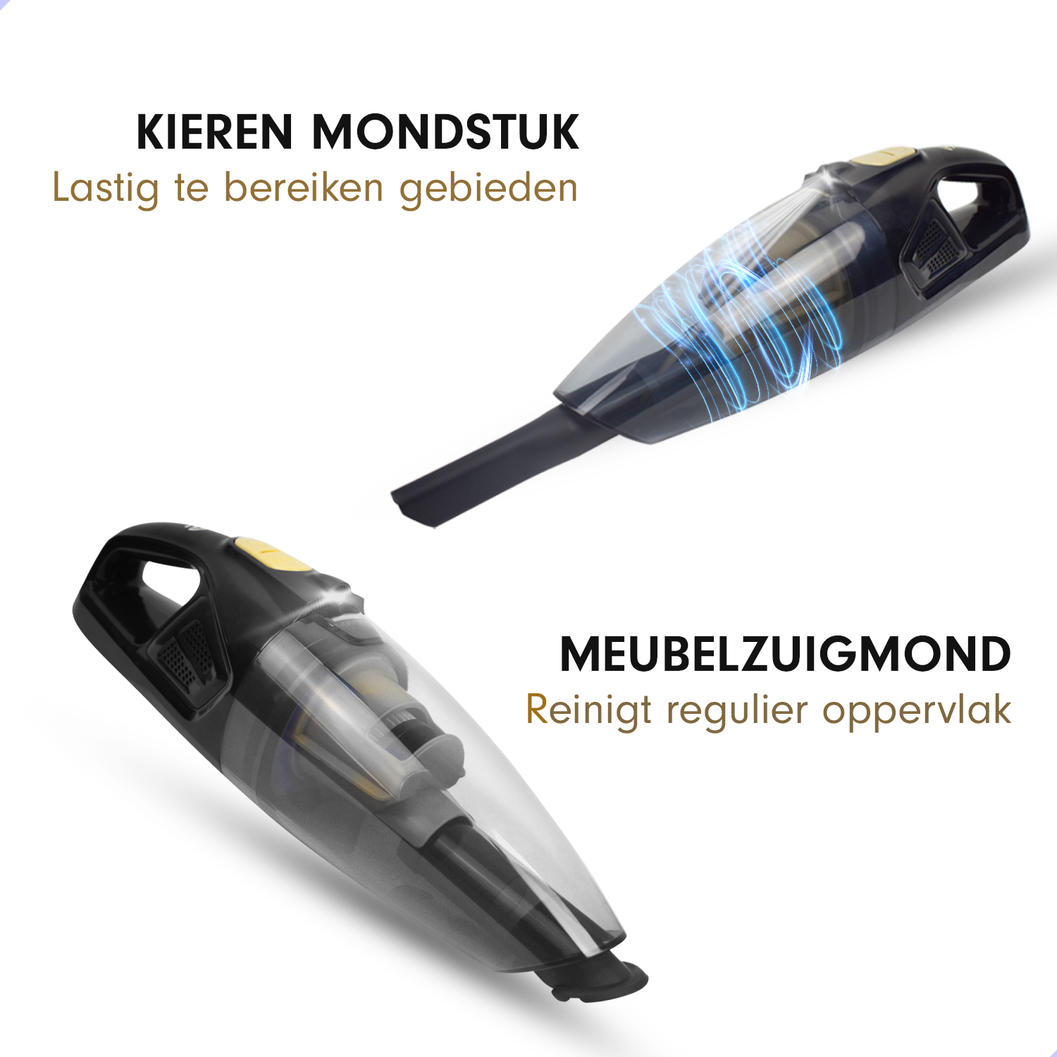 AG Nat & Droog Handstofzuiger - Gold