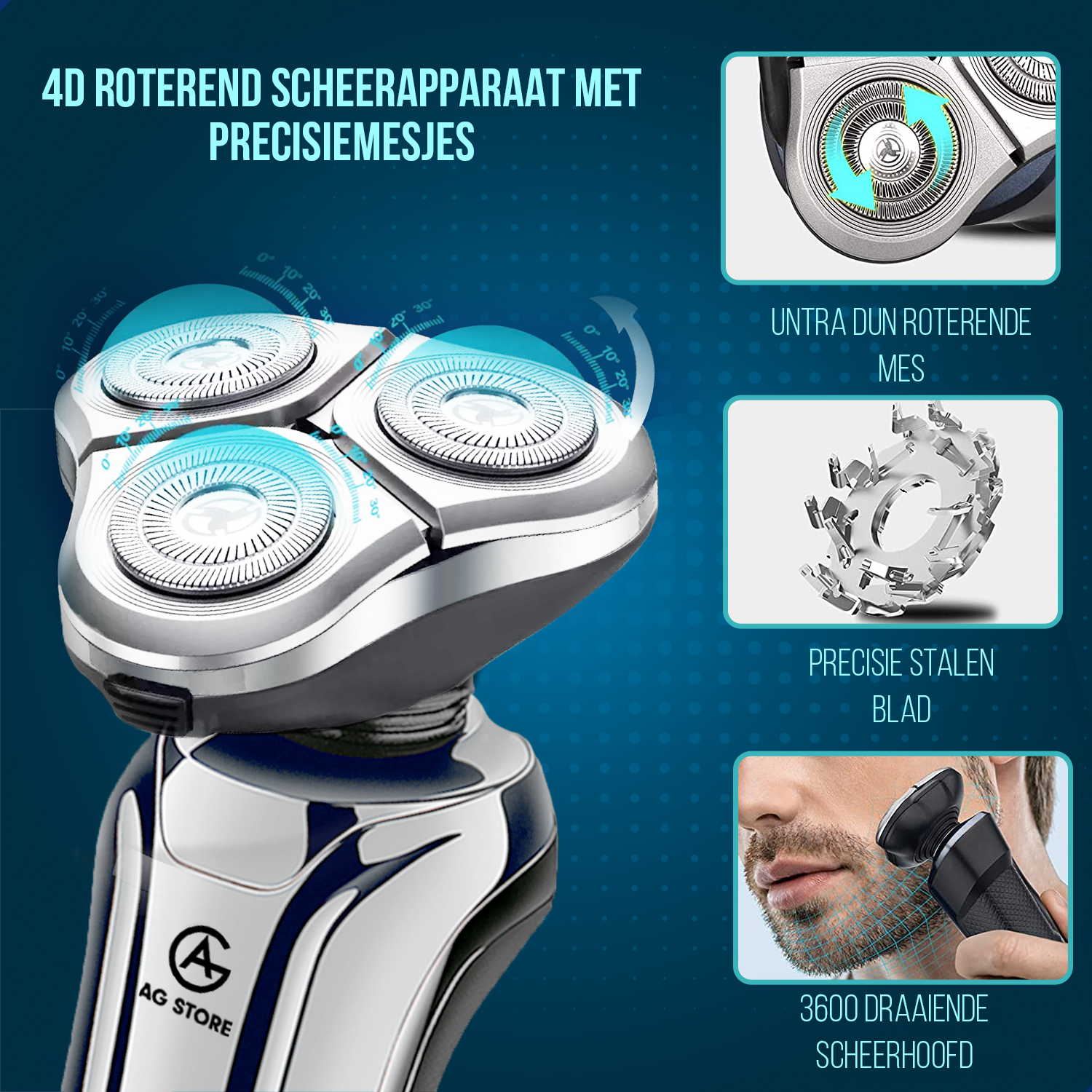 AG Scheerapparaat Silver