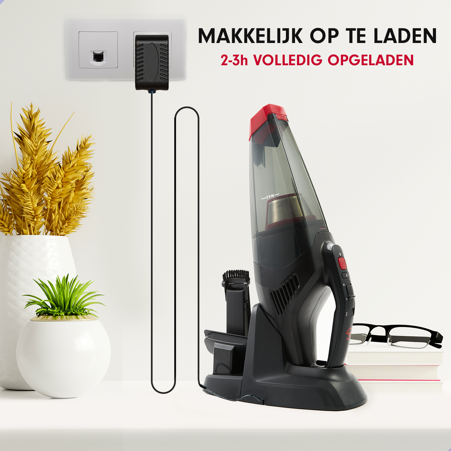 AG Handstofzuiger - Red