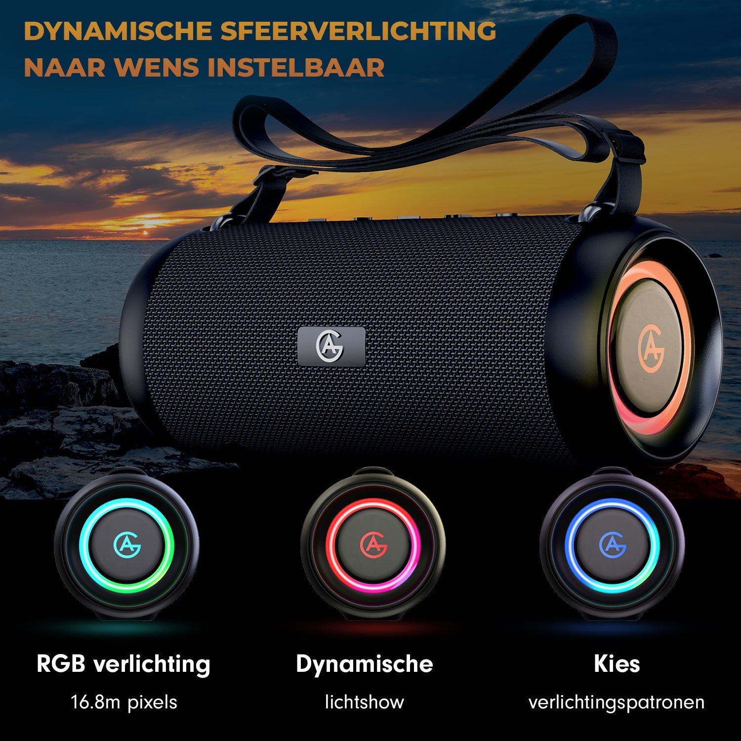 AG Bluetooth Speaker High End met Lichten