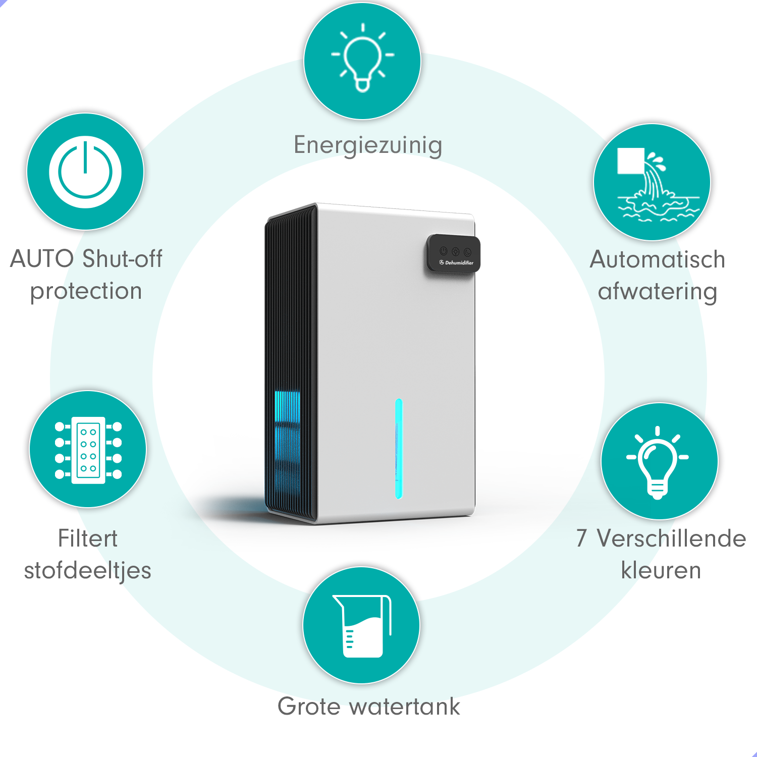 AG Luchtontvochtiger - Pearl White