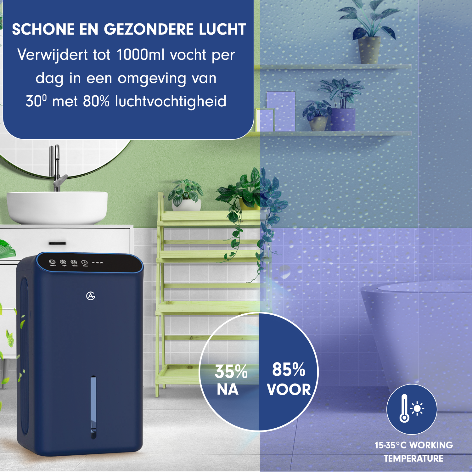 AG luchtontvochtiger