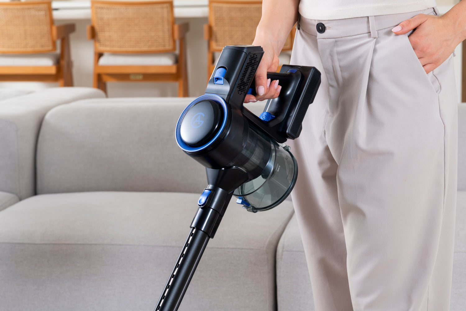 AG Steelstofzuiger. Midnight Blue.