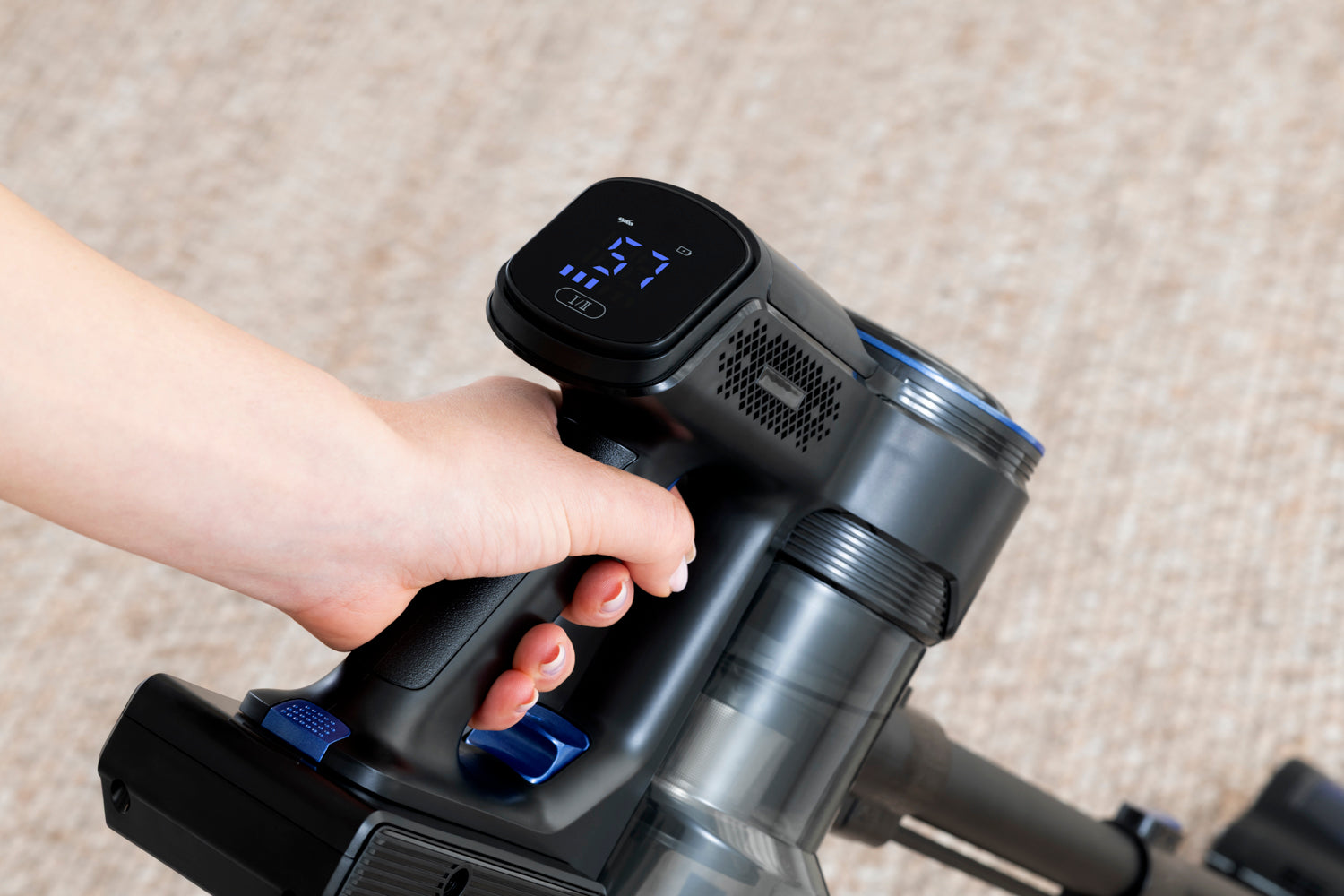 AG Steelstofzuiger. Midnight Blue.