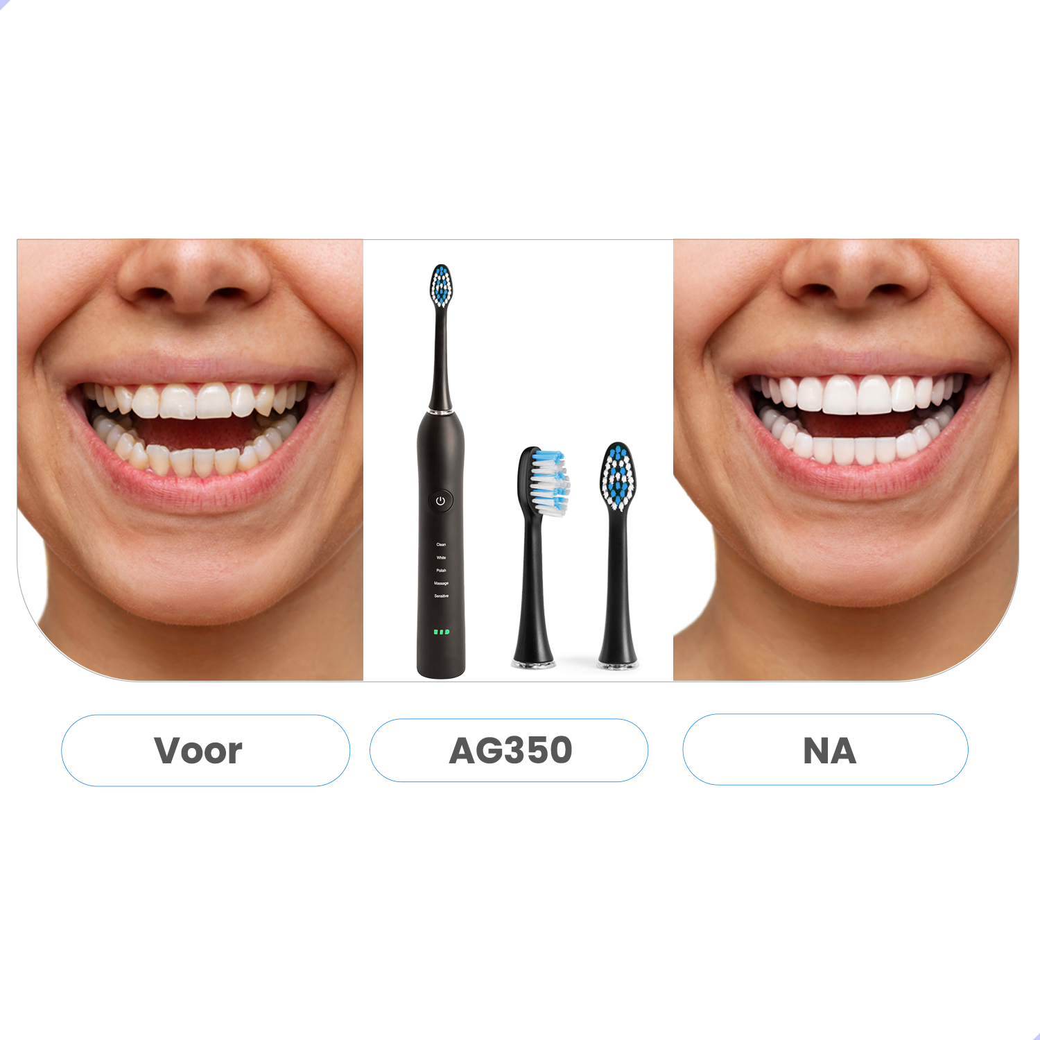 4 Opzetborstels voor AG350