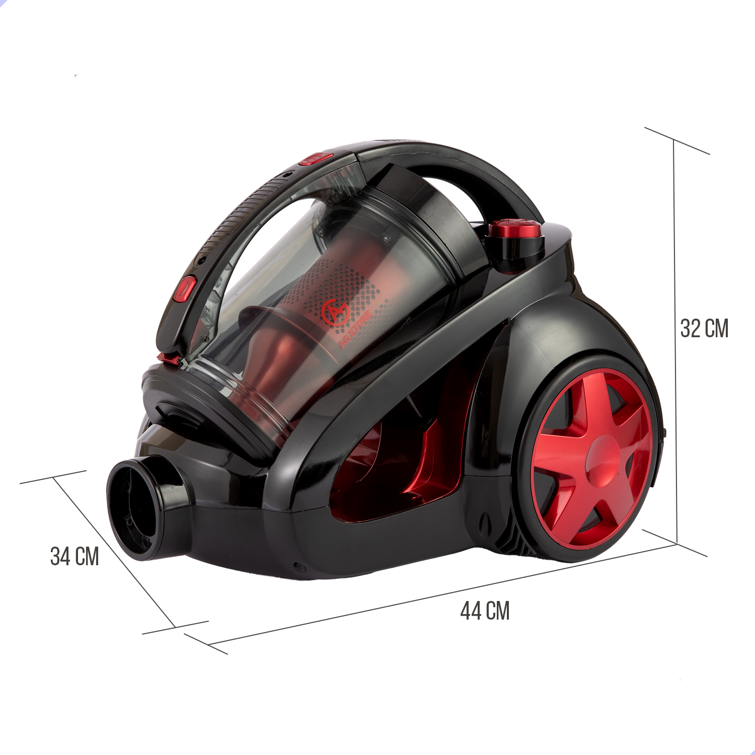 AG Stofzuiger Ook voor dierenharen - Zonder Zak