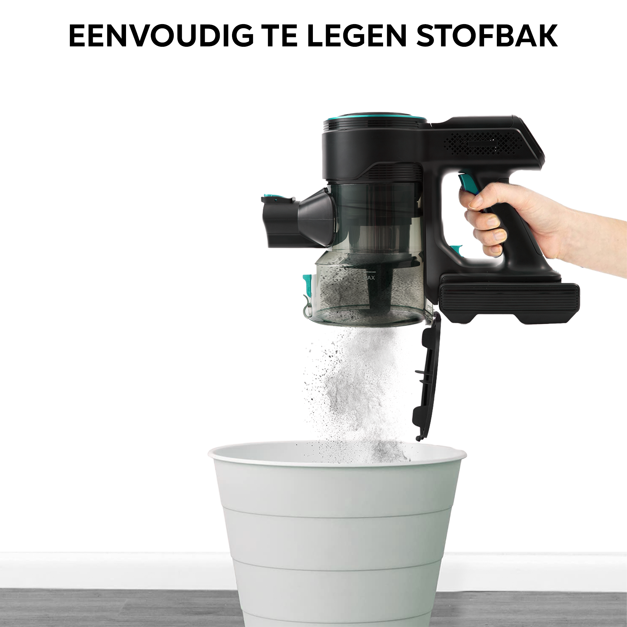 Stofbak AG4100/ AG4110 Groen Steelstofzuiger Incl. Fitler & Filterhouder.