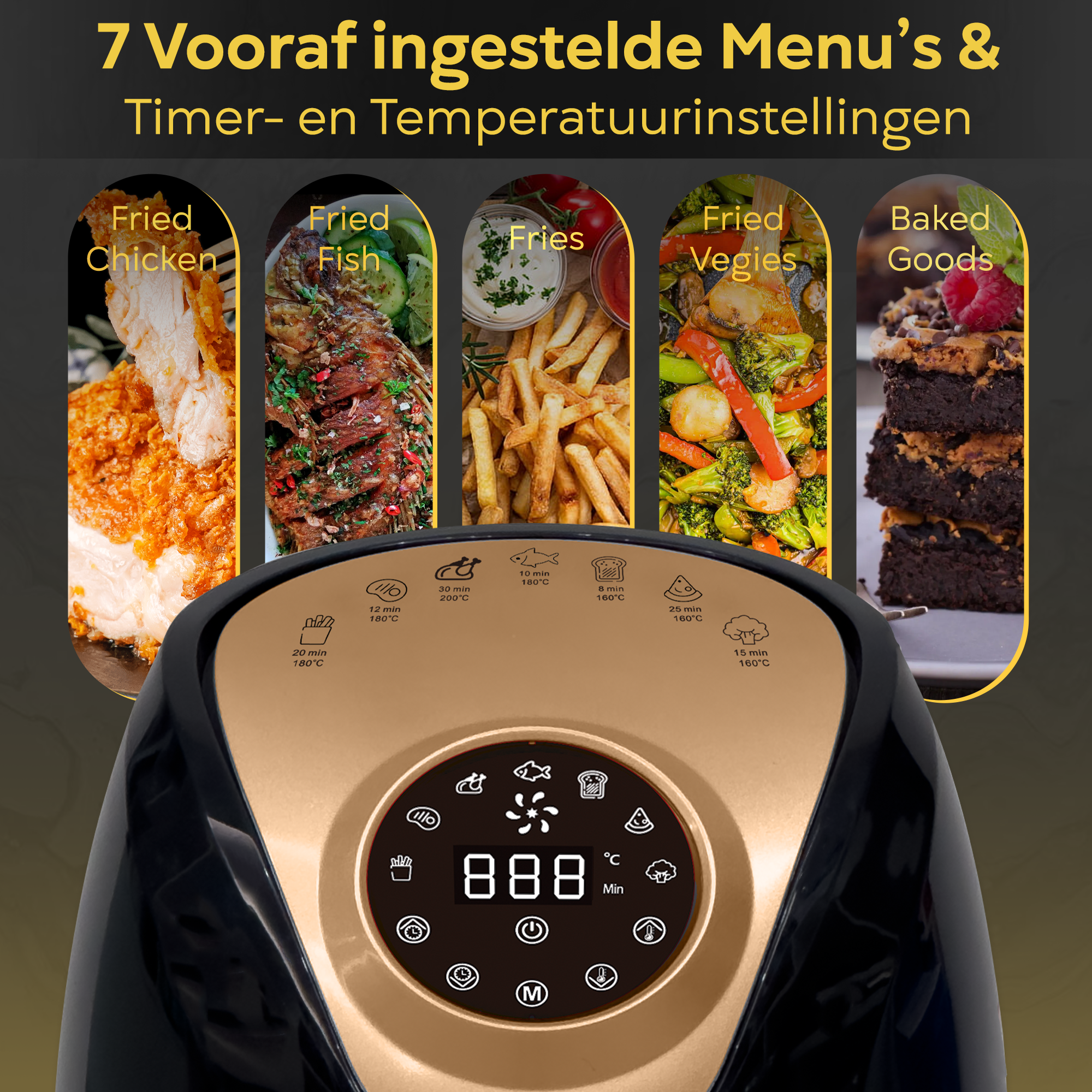 AG Airfryer Compact - Black - Tot 4 Personen