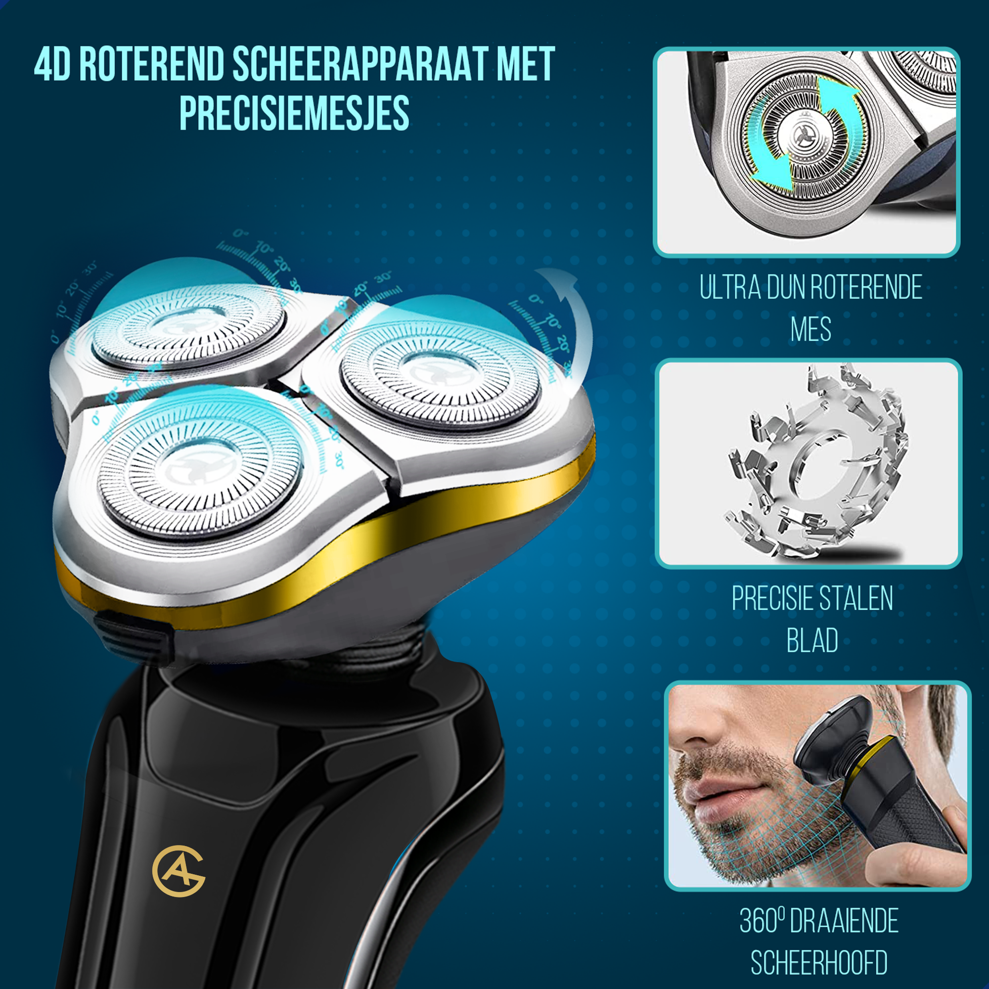 AG Scheerapparaat Black & Gold