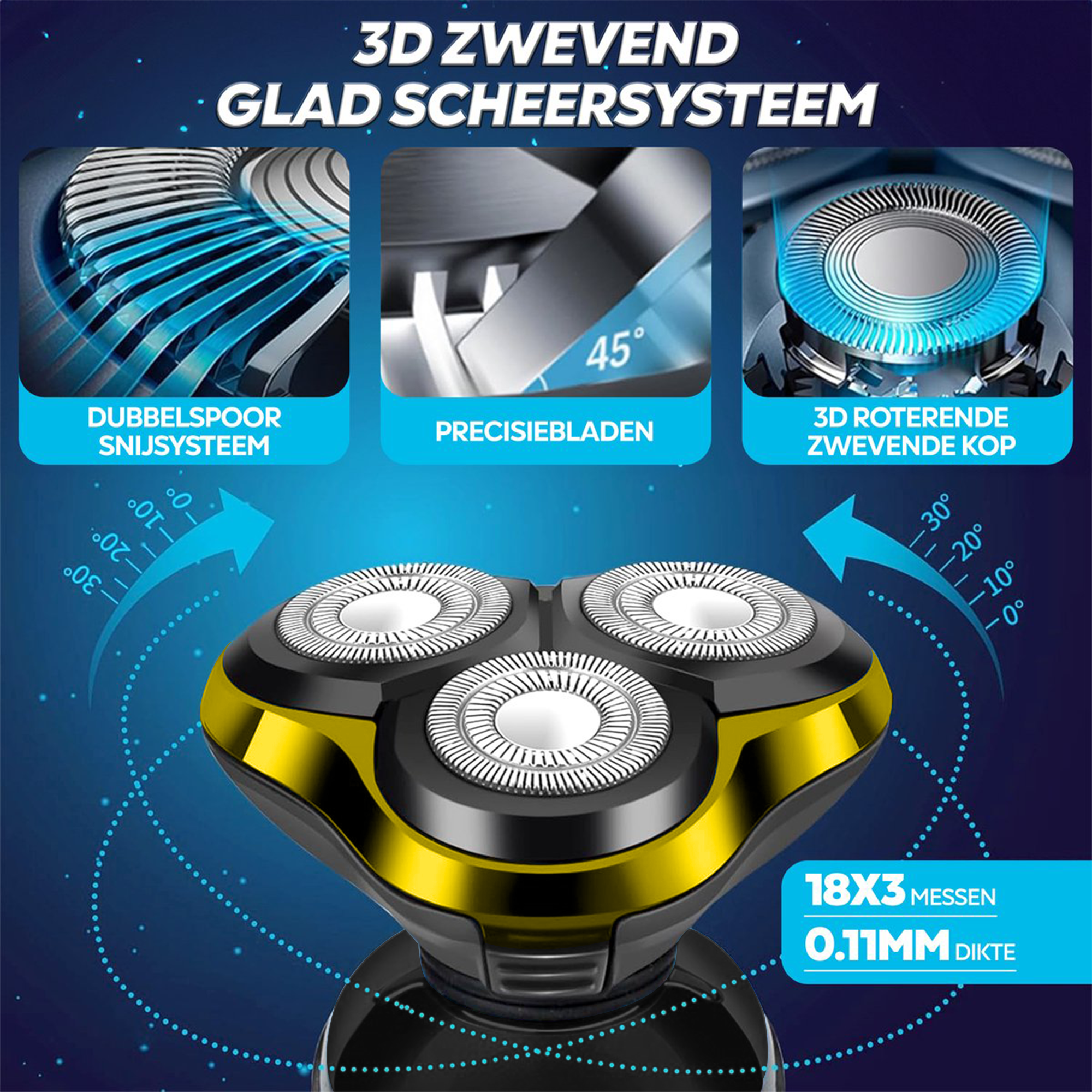 AG Scheerapparaat Black & Gold