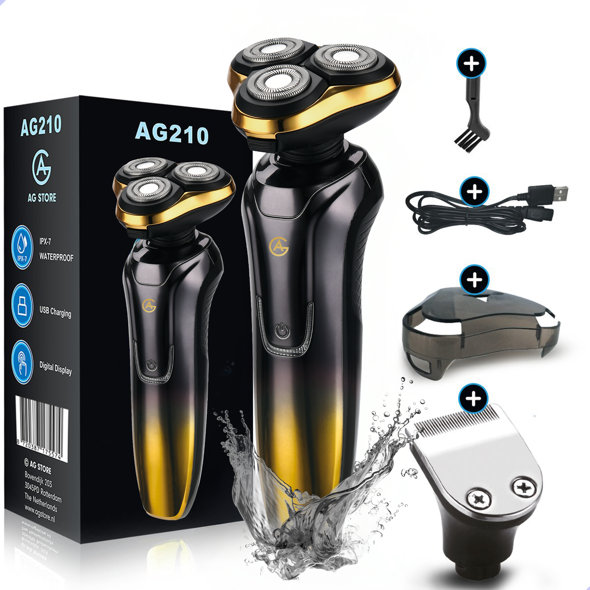 AG Scheerapparaat Black & Gold