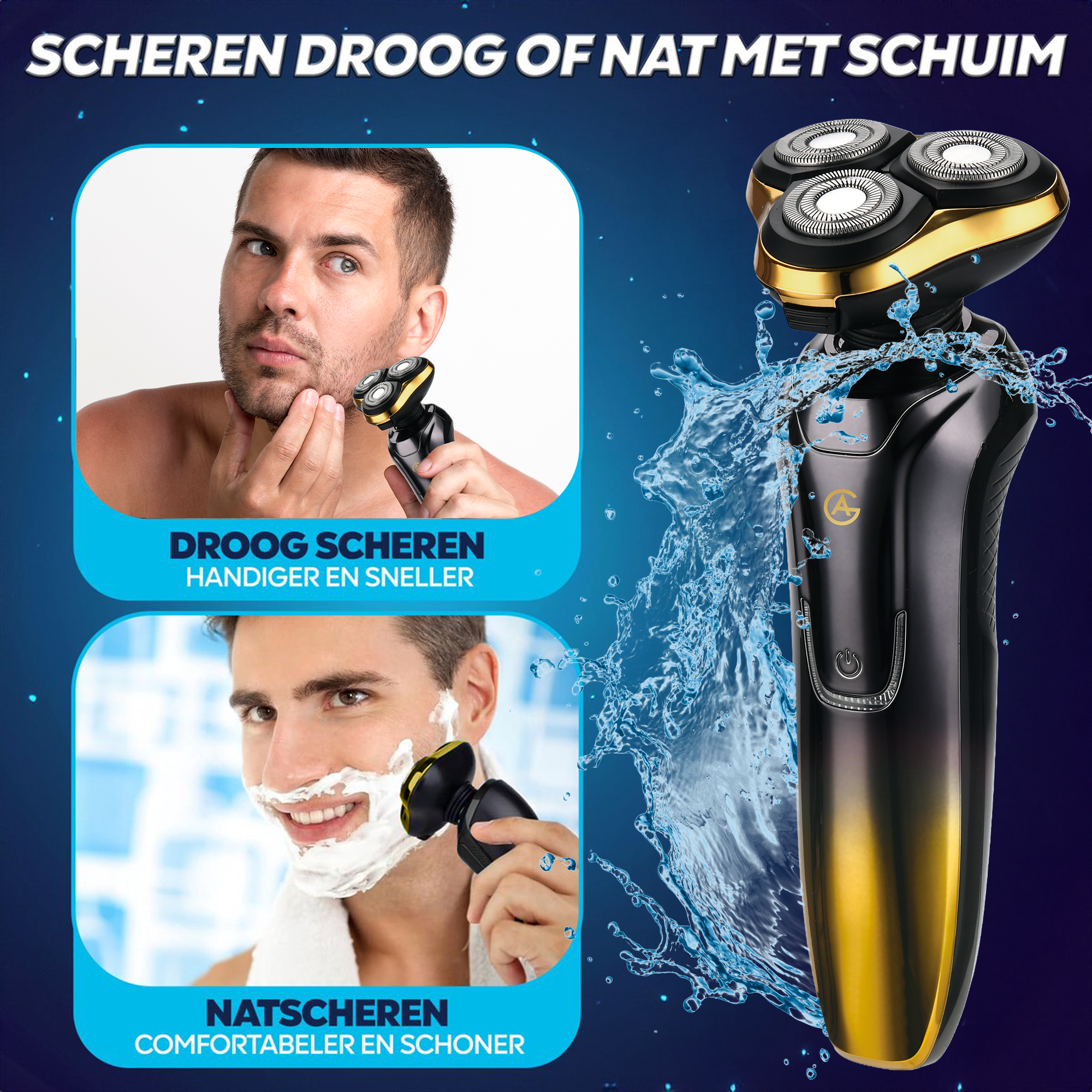 AG Scheerapparaat Black & Gold