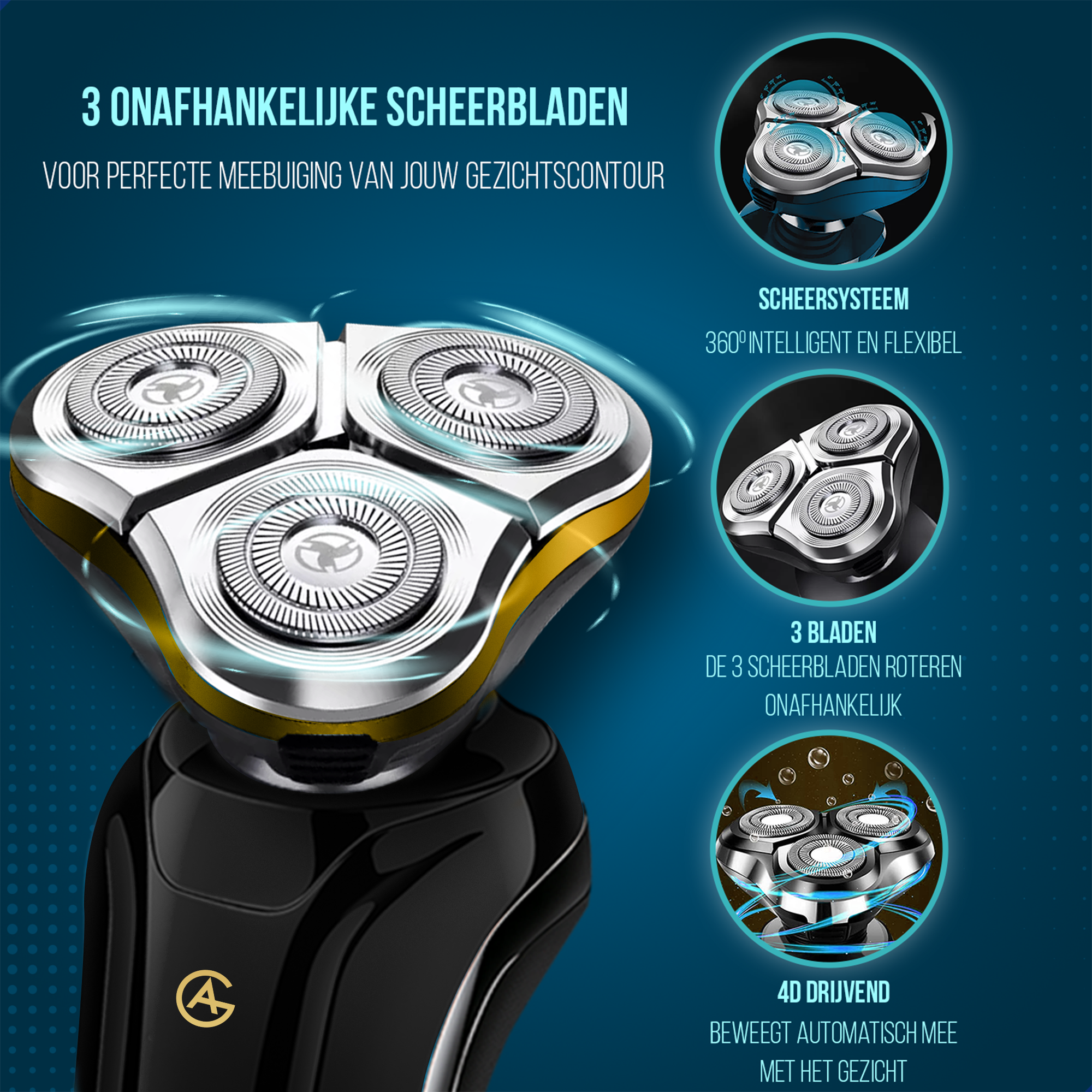 AG Scheerapparaat Black & Gold