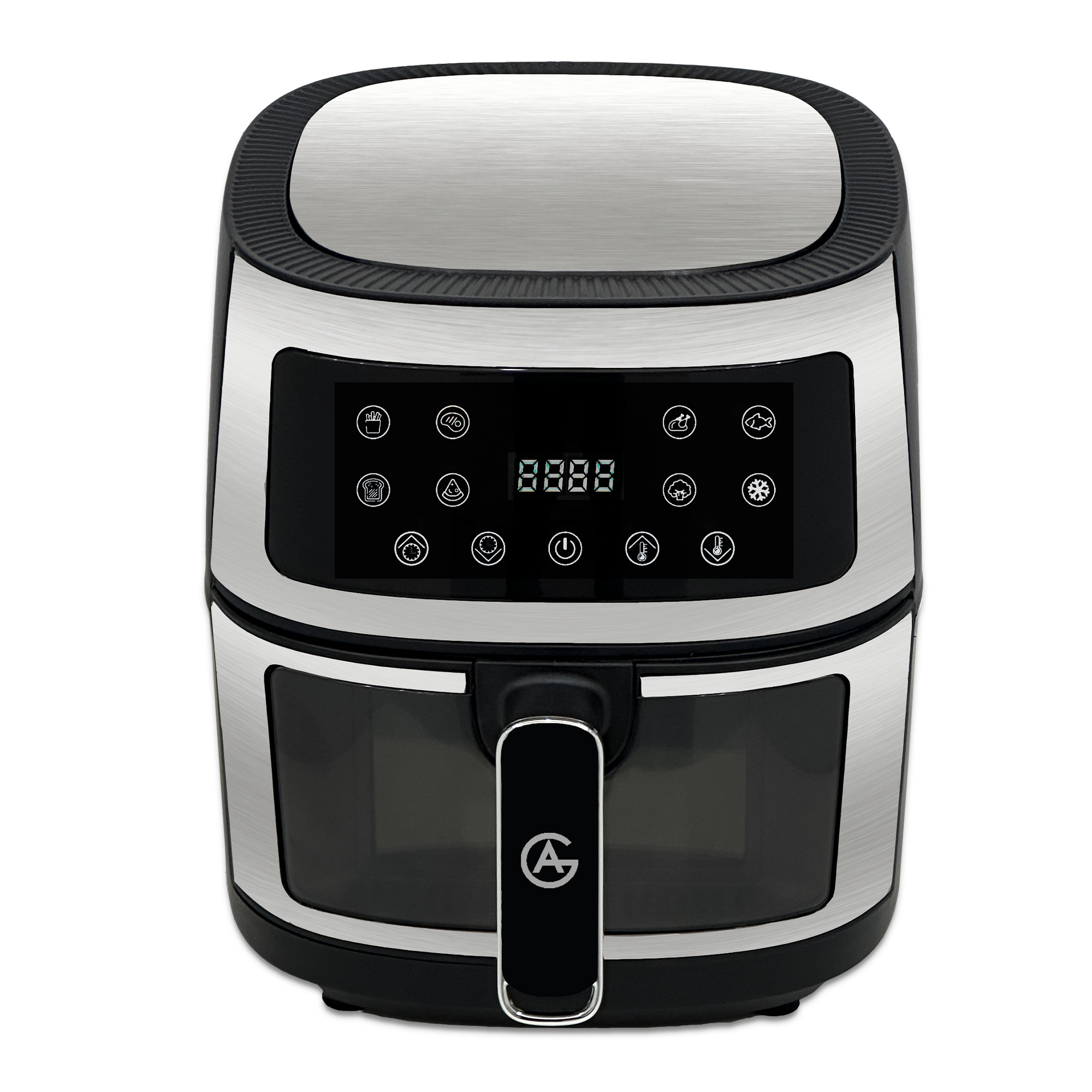 AG Airfryer XL Silver– Tot 6 personen