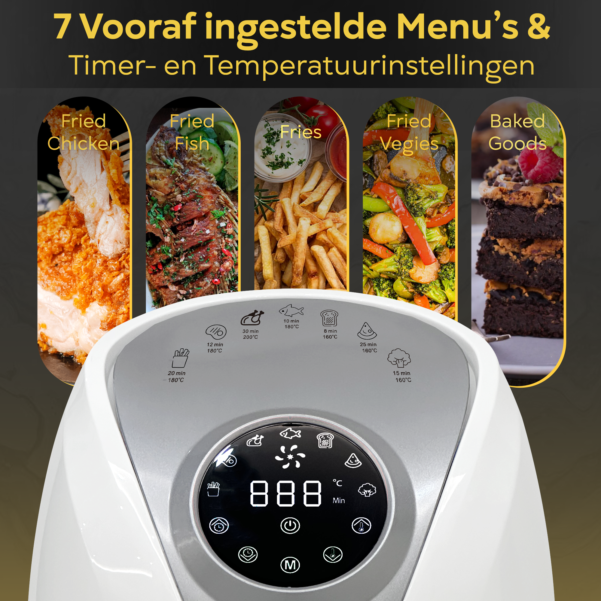 AG Airfryer Compact - White- Tot 4 Personen